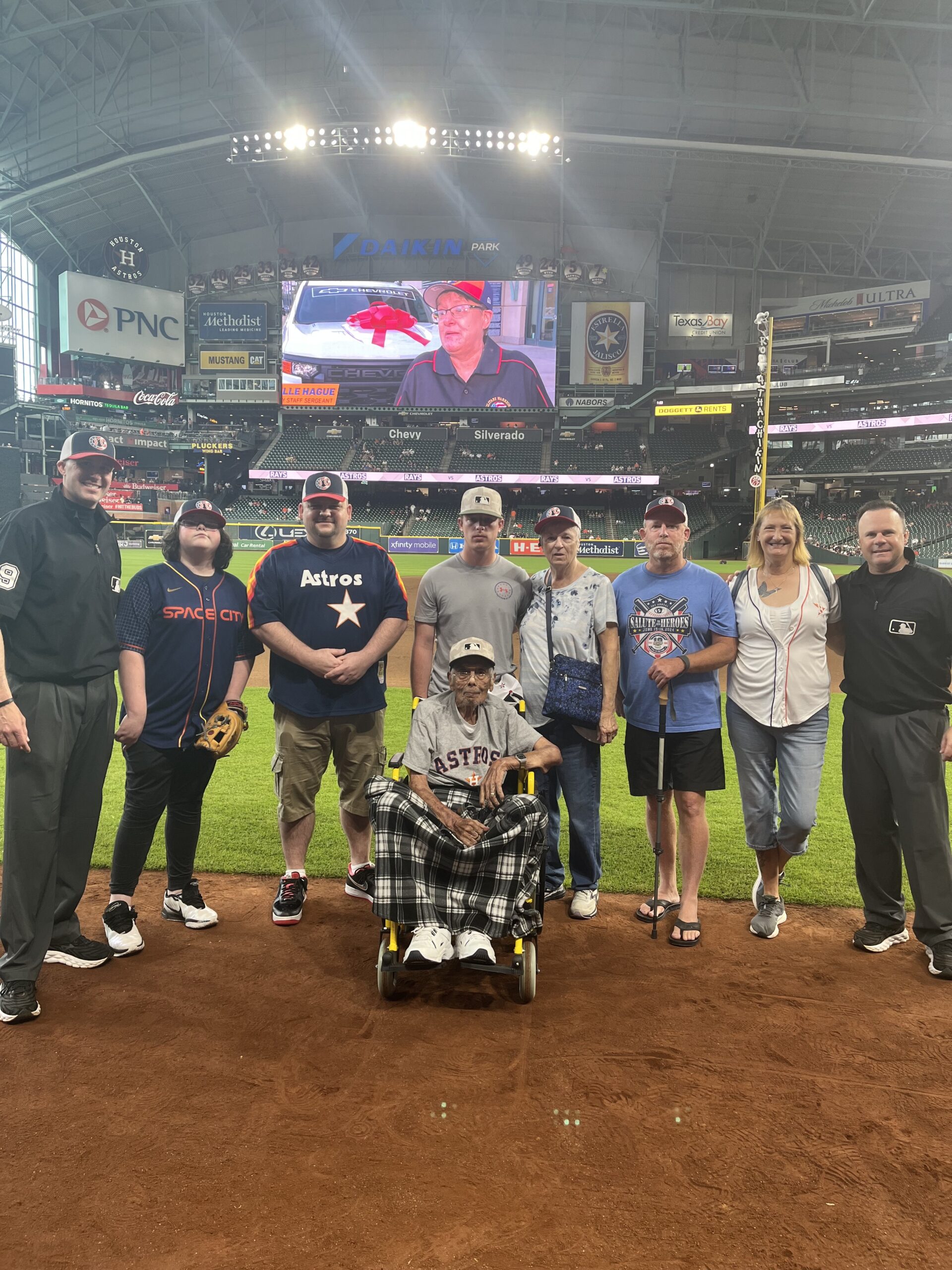 Saluting the service of veterans now working as umpires has become an UMPS CARE Charities passion